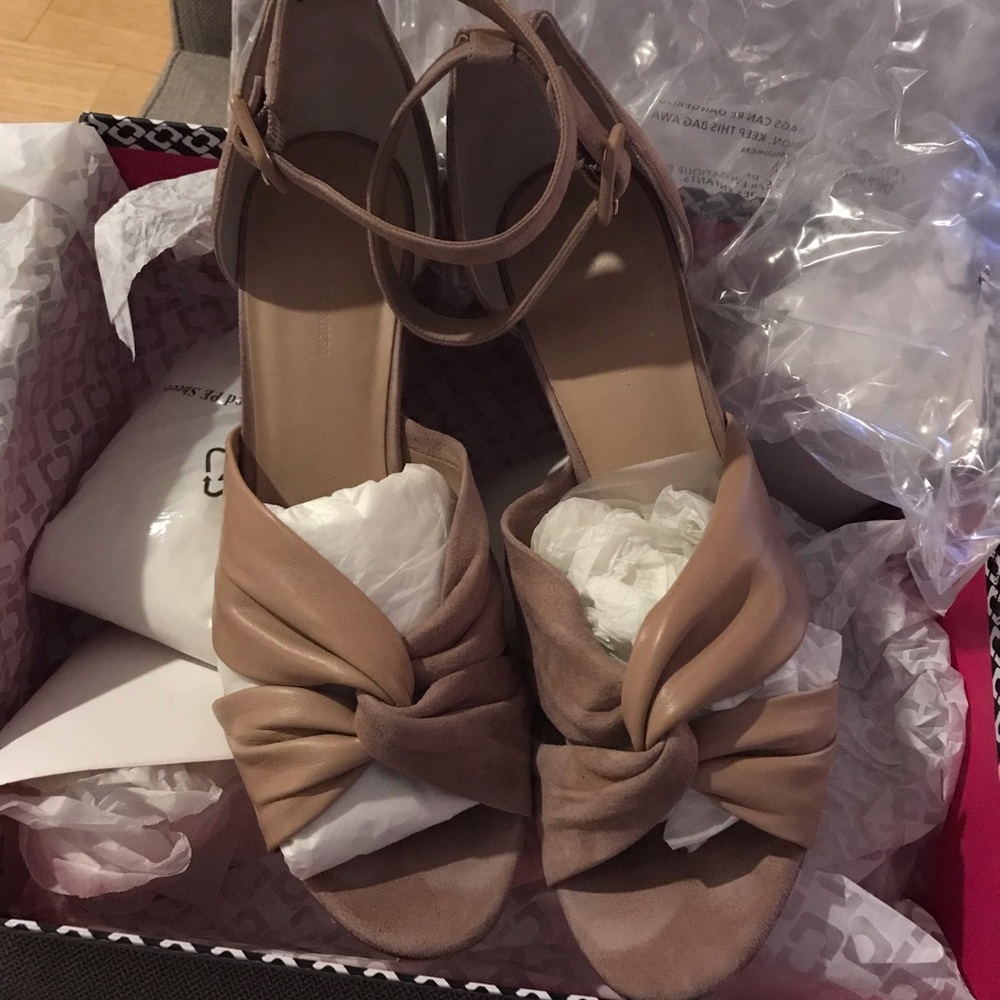 DVF Squared Heel Sandal